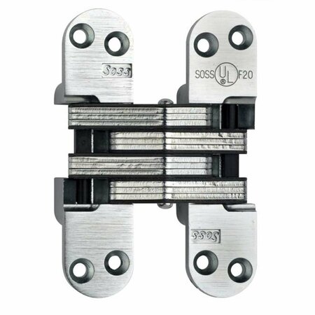 PG PERFECT 1.125 x 4.625 in. Heavy Duty Invisible Hinge for 1.75 in. Doors, Black PG3855100